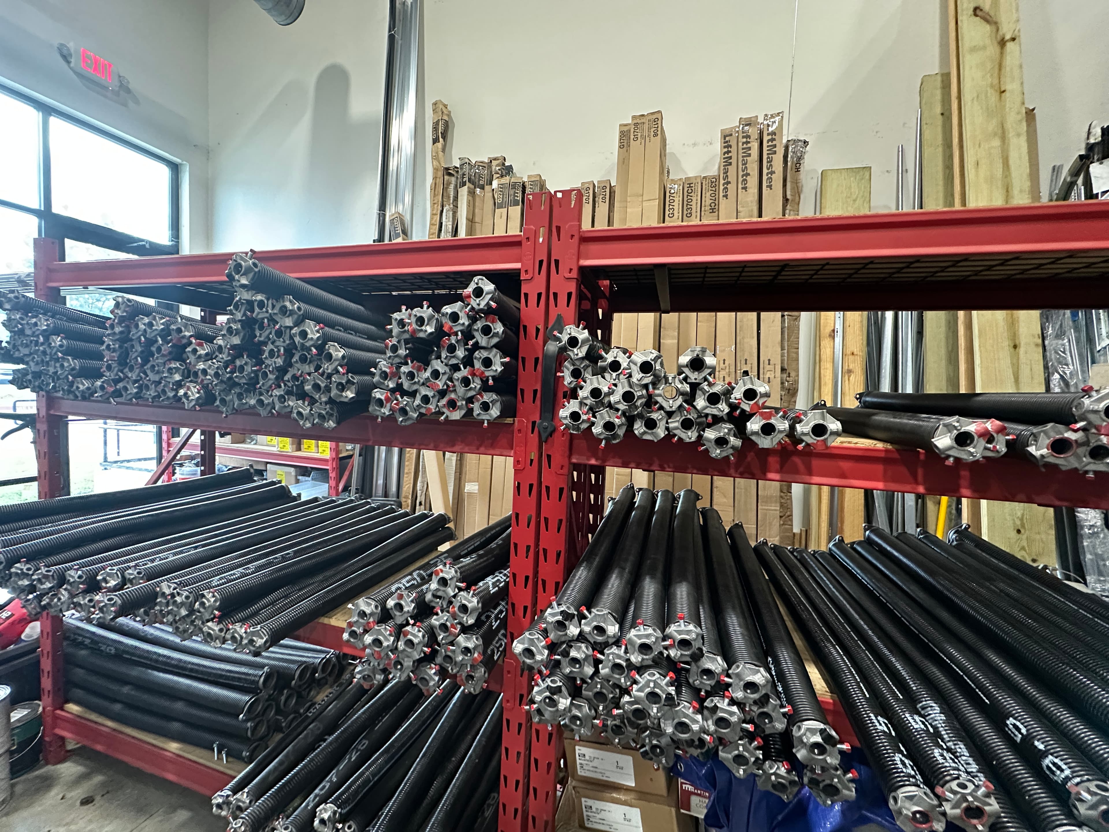 Garage door spring replacement